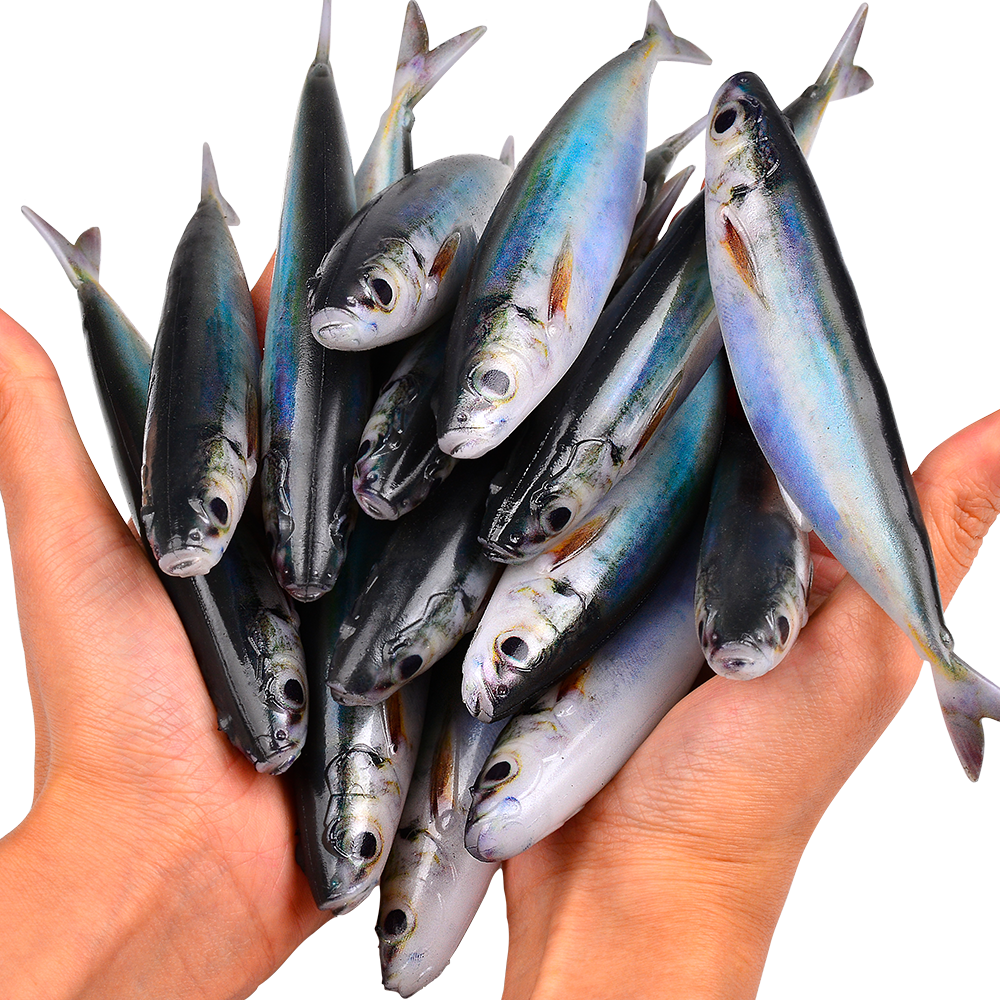 Sunlure DW6137 Sardine Soft Bait 3pcs, Lifelike Saltwater Swimbaits for Sea Bass Tuna Mackerel photo 4